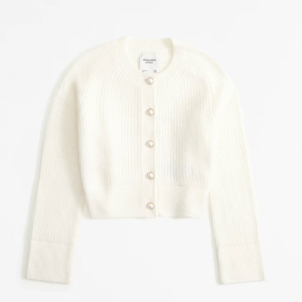 Abercrombie Crew Pearl Button Cardigan
